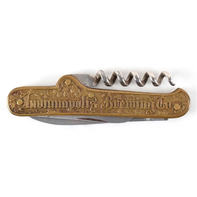 Indianapolis Brewing Pre-Pro Match Safe Pocket Knife and 10 Openers Lot of 12 Items