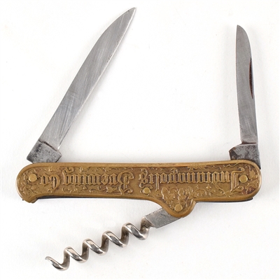 Indianapolis Brewing Pre-Pro Match Safe Pocket Knife and 10 Openers Lot of 12 Items