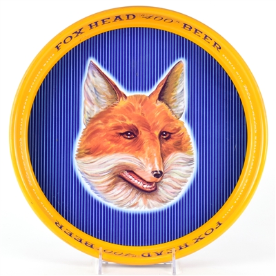 Fox Head 400 Beer 1950s Serving Tray