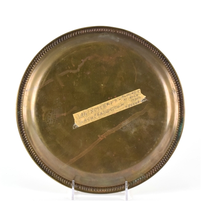 WM T Van Nostrand's PB Ale Crystal Lake Pre-Pro Plated Tray SCARCE EARLY