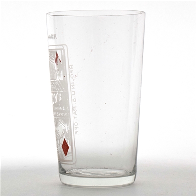 Dawsons Diamond Ale Pre-Pro Etched Glass SHARP SCARCE