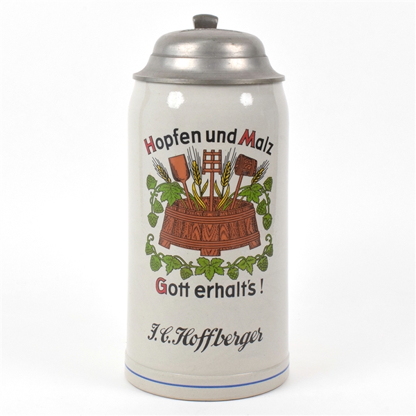National Brewing Co Pres Personalized 2-Liter Stein J C HOFFBERGER 1969