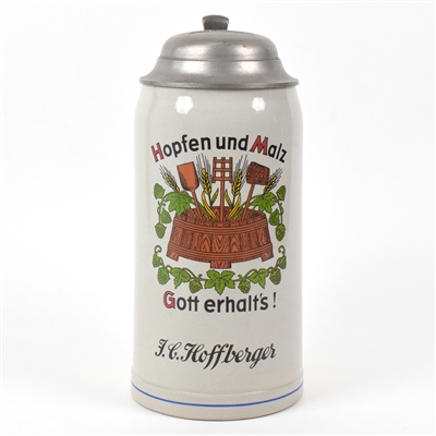 National Brewing Co Pres Personalized 2-Liter Stein J C HOFFBERGER 1969