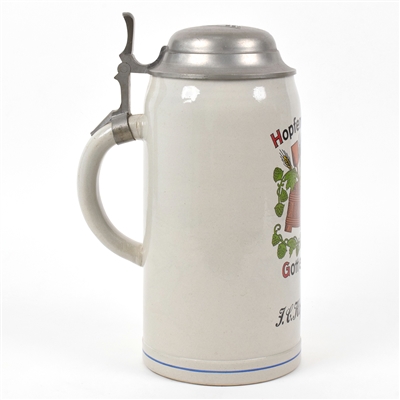National Brewing Co Pres Personalized 2-Liter Stein J C HOFFBERGER 1969