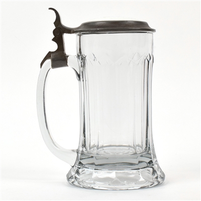 Siegls College Inn Milwaukee Pre-Pro Pewter-Ceramic Lidded Tankard