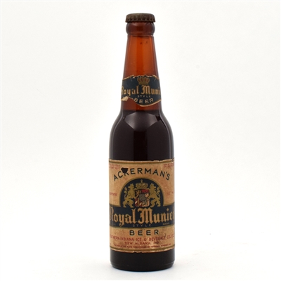 Ackermans Royal Munich Beer 1930s Bottle