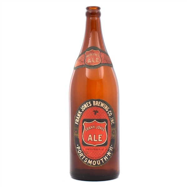 Frank Jones Ale 1930s Quart Bottle