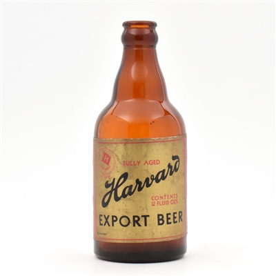 Harvard Export Beer 1930s Steinie Bottle