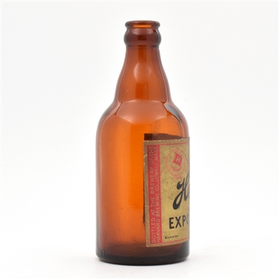 Harvard Export Beer 1930s Steinie Bottle