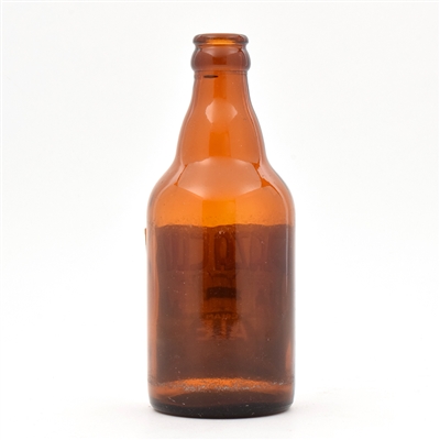 Plaza Club Cream Ale 1930s Steinie Bottle CRISP 3 Lines Variation