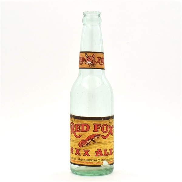 Red Fox Ale 1930s Bottle