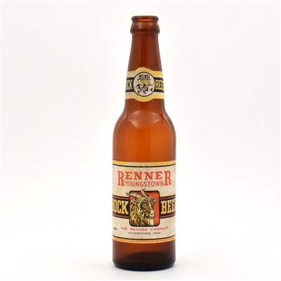 Renner Bock Beer 1940s Bottle