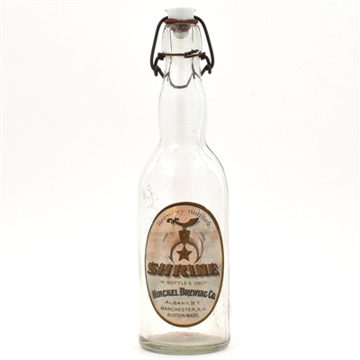 Shrine Beer Pre-Prohibition Blob Top Bottle