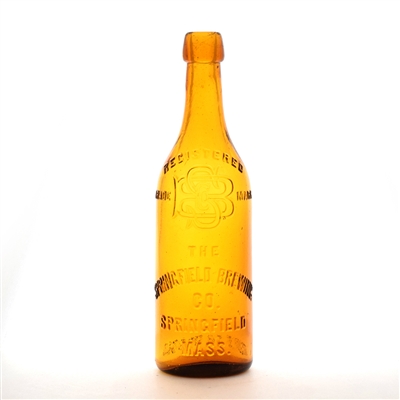 Springfield Brewing Pre-Pro Embossed Blob Top Bottle HONEY AMBER