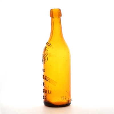Springfield Brewing Pre-Pro Embossed Blob Top Bottle HONEY AMBER