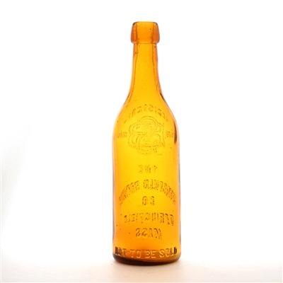 Springfield Brewing Pre-Pro Embossed Blob Top Bottle HONEY AMBER