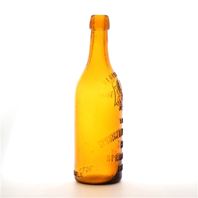 Springfield Brewing Pre-Pro Embossed Blob Top Bottle HONEY AMBER