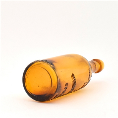 Springfield Brewing Pre-Pro Embossed Blob Top Bottle HONEY AMBER