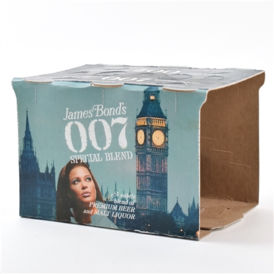 James Bond 007 Special Blend Malt Liquor Cardboard 6-Pack Holder