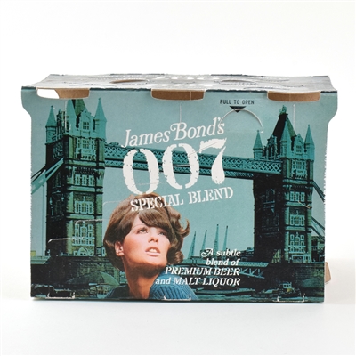 James Bond 007 Special Blend Malt Liquor Cardboard 6-Pack Holder