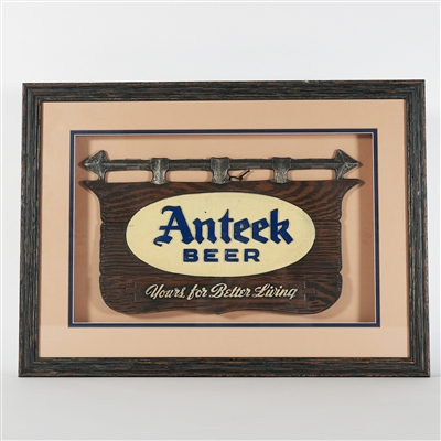 Anteek Beer Yours for Better Living Composite Sign