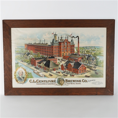 CL Centlivre Brewing Factory Scene Pre-Pro Chromolithograph