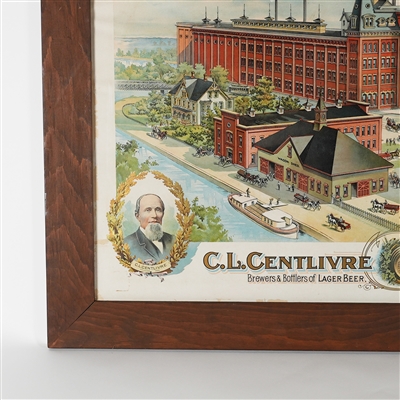 CL Centlivre Brewing Factory Scene Pre-Pro Chromolithograph
