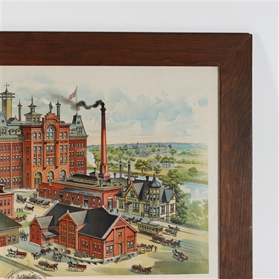 CL Centlivre Brewing Factory Scene Pre-Pro Chromolithograph
