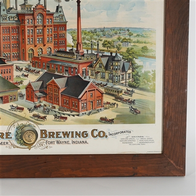 CL Centlivre Brewing Factory Scene Pre-Pro Chromolithograph