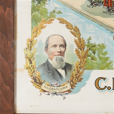 CL Centlivre Brewing Factory Scene Pre-Pro Chromolithograph