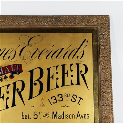 James Everard's Canada Malt Lager Beer Pre-Prohibition RPG Sign RARE WOW!