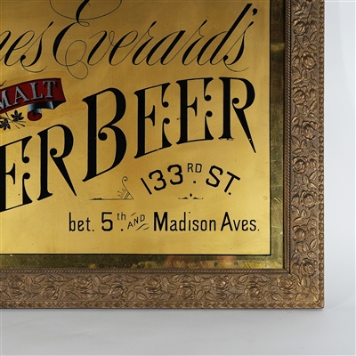 James Everard's Canada Malt Lager Beer Pre-Prohibition RPG Sign RARE WOW!
