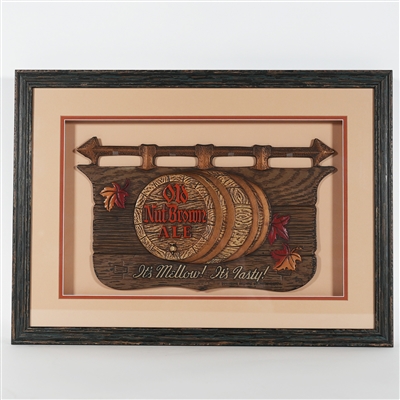 Old Nut Brown Ale Composite Sign Duquesne OUTSTANDING
