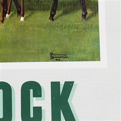 Rolling Rock Beer 1958 Horse Equestrian Advertising Calendar