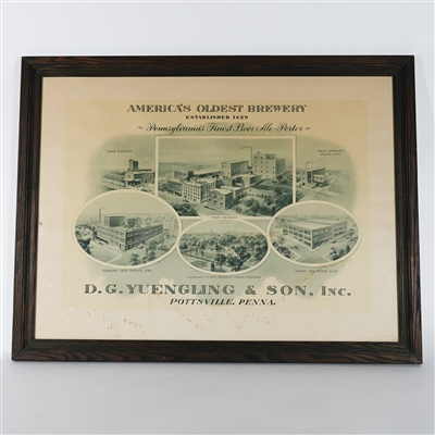 D.G. Yuengling and Son Factory Scene Print SCARCE
