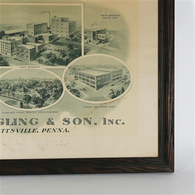 D.G. Yuengling and Son Factory Scene Print SCARCE