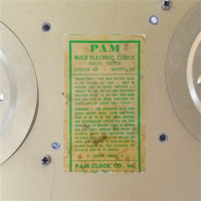 Duquesne Pilsener Beer Prince Pam Clock OUTSTANDING