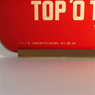 Du Bois Export Top O The Mountain Water Illuminated RPG Curved Glass Sign