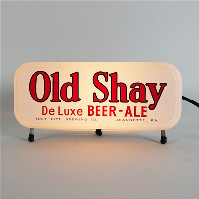 Old Shay De Luxe Beer Ale Illuminated Sign NEAR PERFECT
