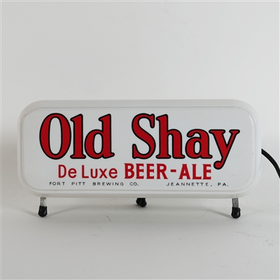 Old Shay De Luxe Beer Ale Illuminated Sign NEAR PERFECT