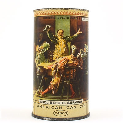 American Can Co Salesman Sample Instructional Drinking Cup Flat Top OI 1