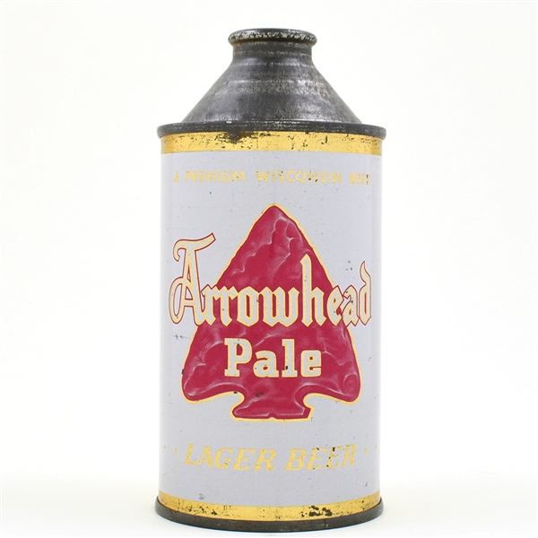 Arrowhead Pale Beer Cone Top 150-21 RARE CLEAN