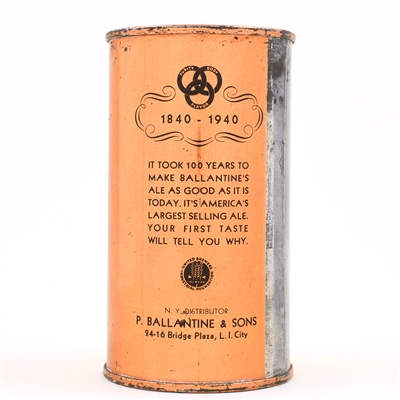 Ballantines Ale Flat Top 1840-1940 33-8