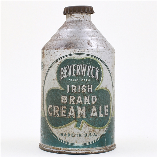 Beverwyck Irish Brand Cream Ale Crowntainer 192-8 RARE