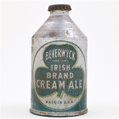 Beverwyck Irish Brand Cream Ale Crowntainer 192-8 RARE