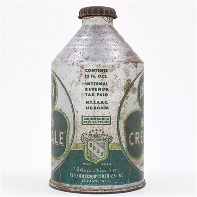 Beverwyck Irish Brand Cream Ale Crowntainer 192-8 RARE