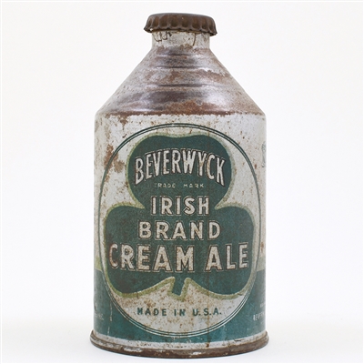 Beverwyck Irish Brand Cream Ale Crowntainer 192-8 RARE