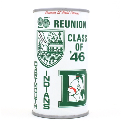 Black Label Dartmouth College Class of 46 Reunion Bank Lid Pull Tab 216-4