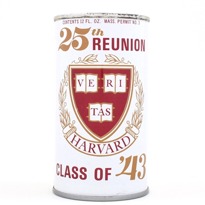 Black Label Harvard Class of 43 Reunion Bank Lid Pull Tab 216-8 MINTY