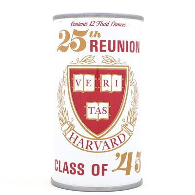 Black Label Harvard Class of 45 Reunion Bank Lid Pull Tab 216-10